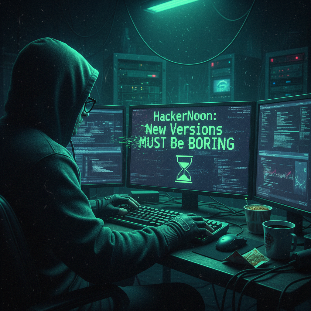 HackerNoon: Versiones nuevas deben ser aburridas
