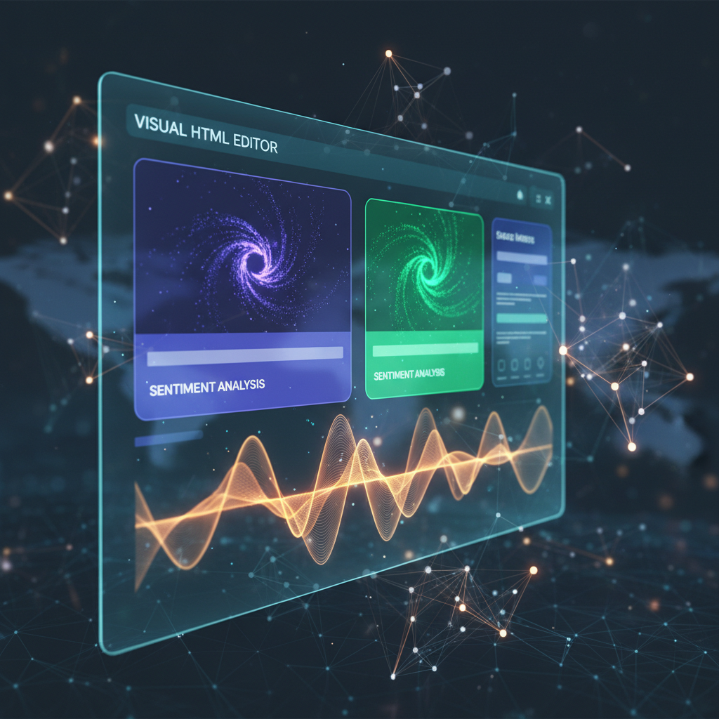 Editor WYSIWYG HTML visual más inteligente con análisis de sentimiento de imágenes