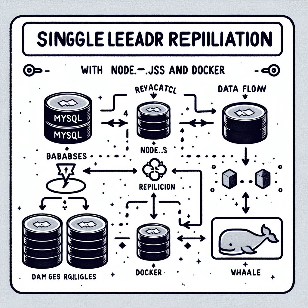 Replicación de líder único en MySQL con Node.js y Docker