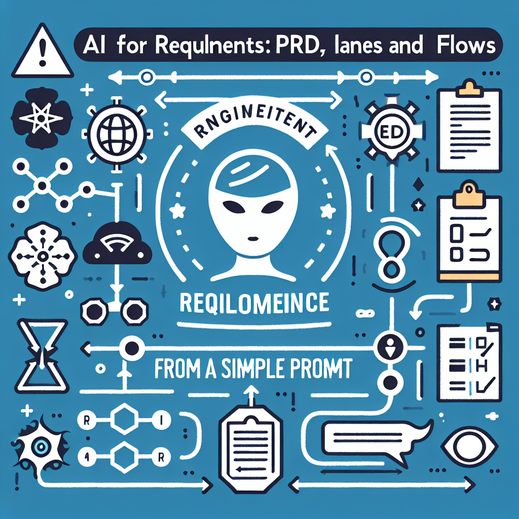 IA para Requisitos: PRD, ERD, Carriles y Flujos desde un Prompt Simple