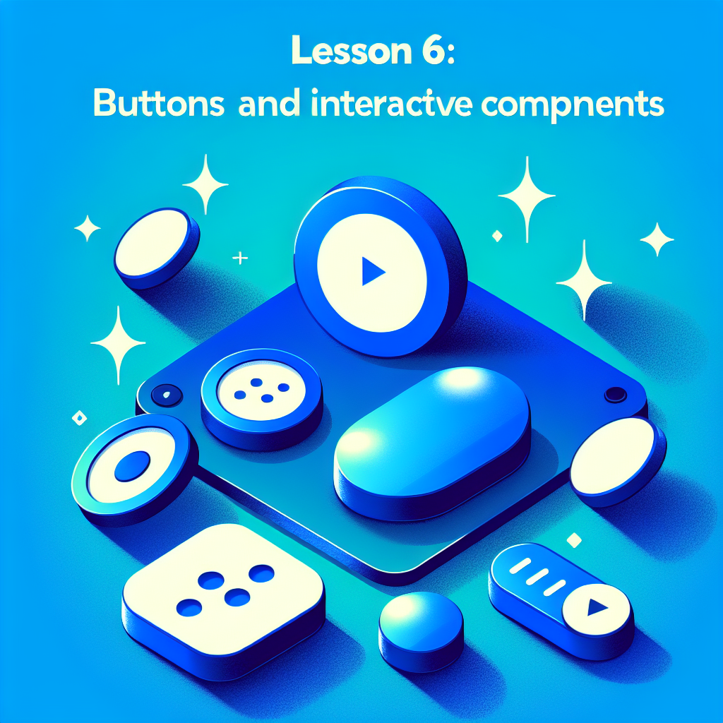 Lección 6 de Flutter: Botones e Componentes Interactivos