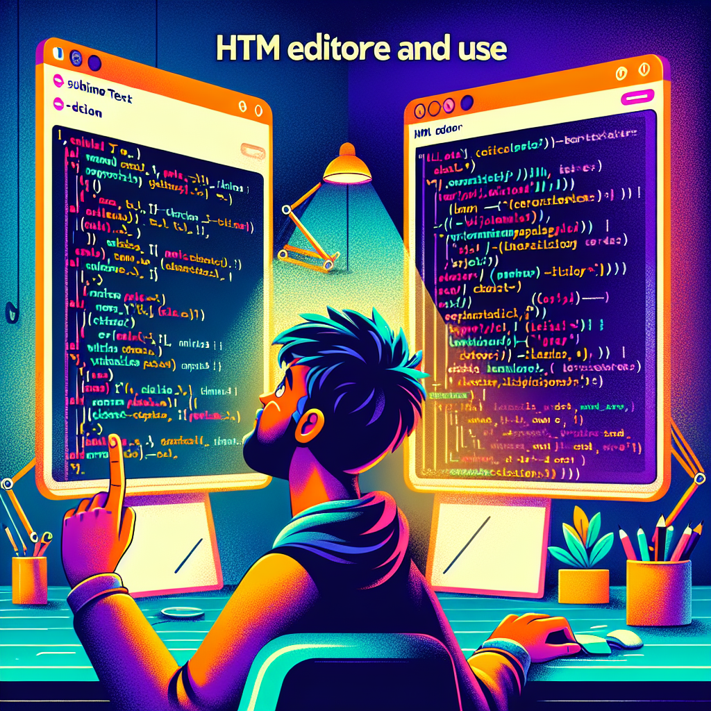 Editores HTML: Elegir y Usar