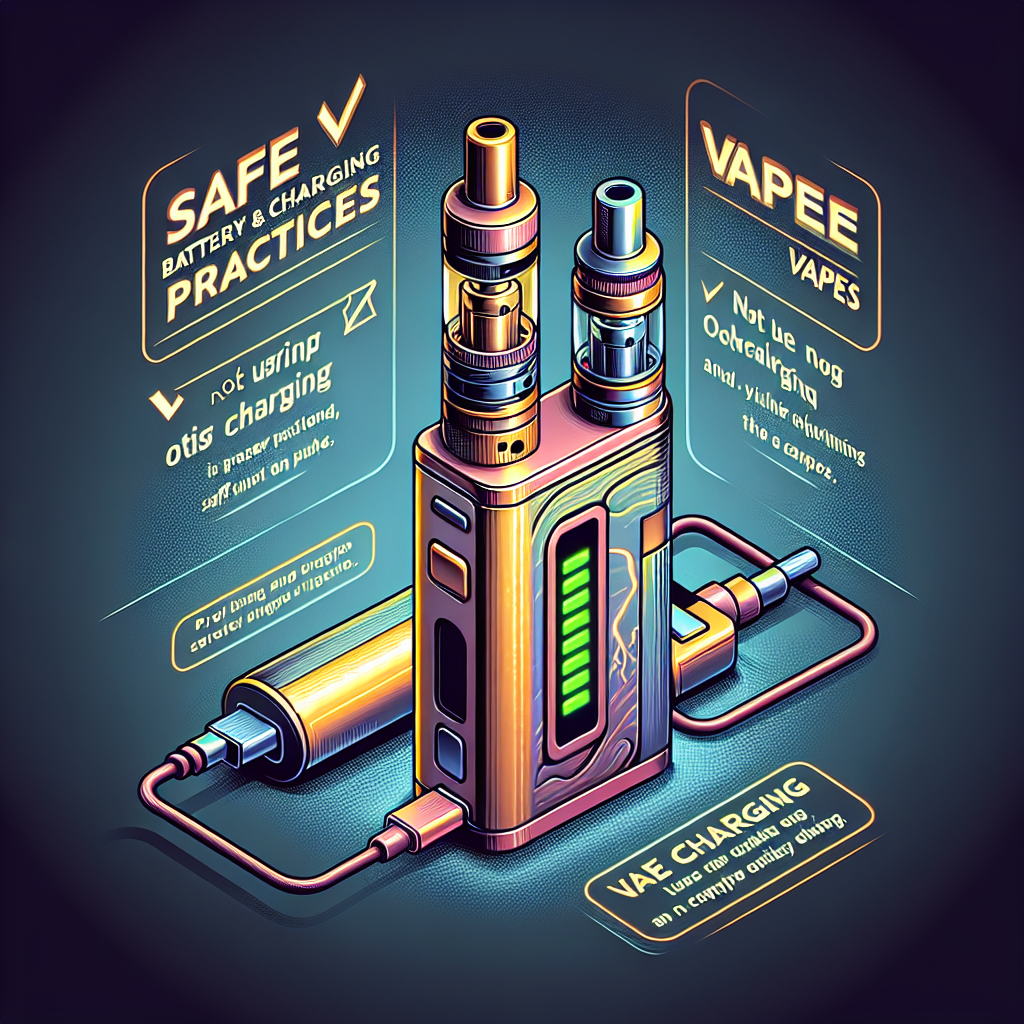 Prácticas Seguras de Batería y Carga para Vapes