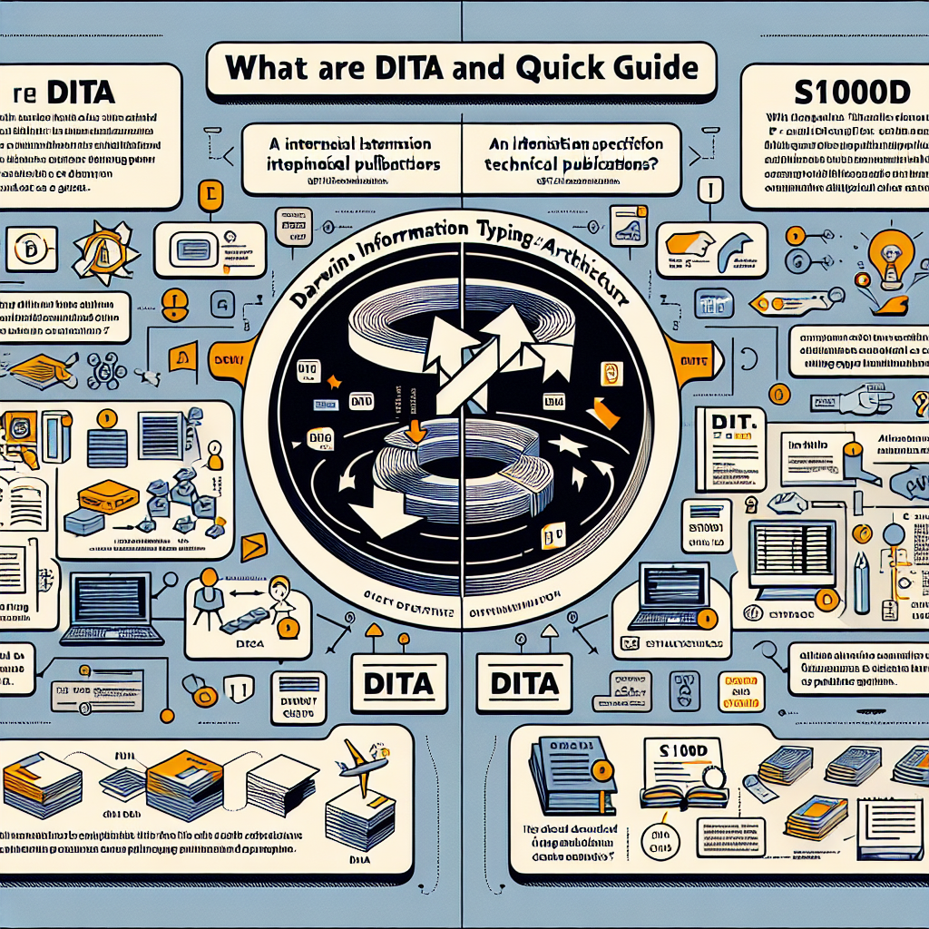 Qué son DITA y S1000D: guía rápida