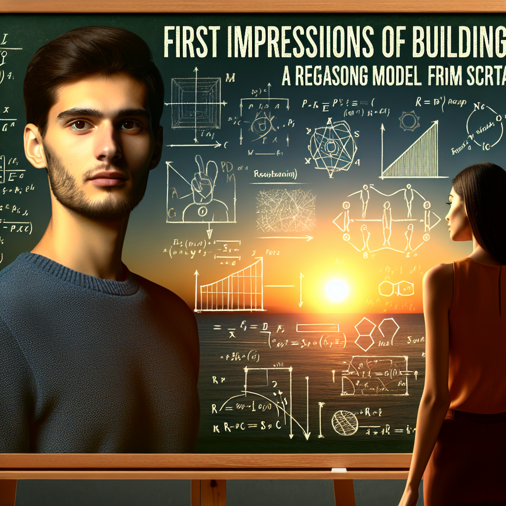 Primeras Impresiones al Construir un Modelo de Razonamiento desde Cero