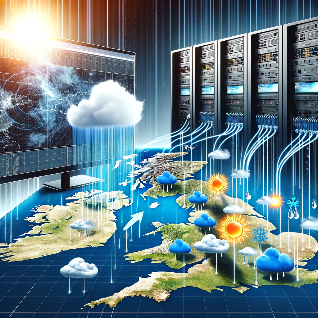 Pronóstico del tiempo en el Reino Unido más preciso gracias al supercomputador de la Oficina Meteorológica.
