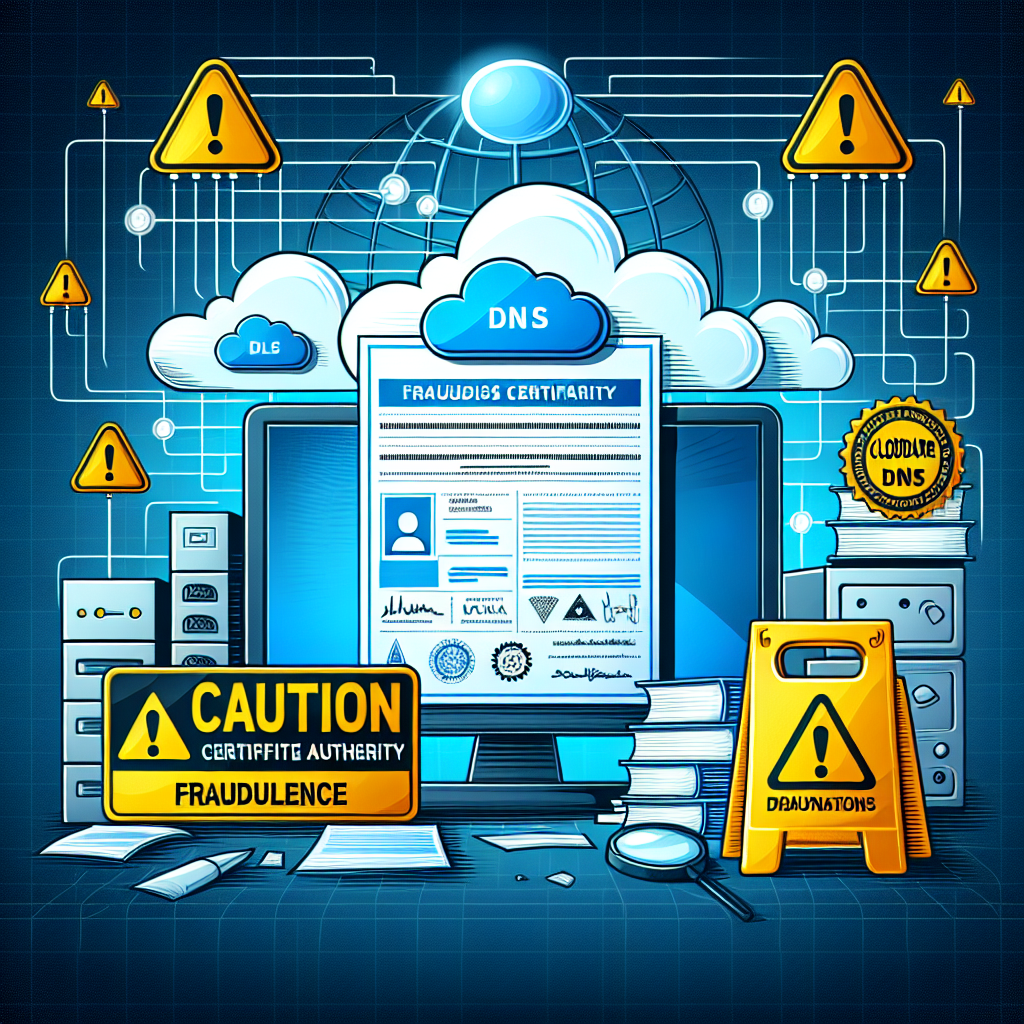 Certificadora emitió credenciales TLS fraudulentas para Cloudflare DNS
