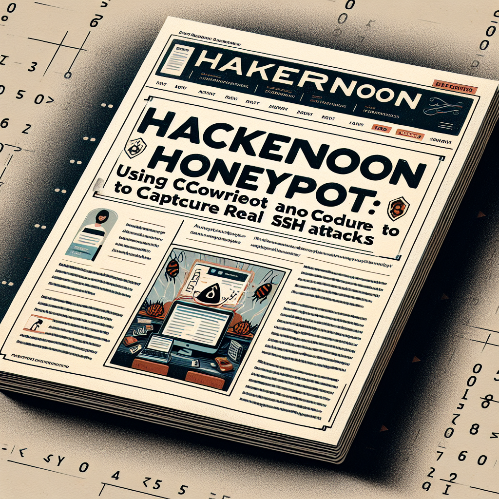 Newsletter de HackerNoon: Honeypot Cowrie para capturar ataques SSH reales
