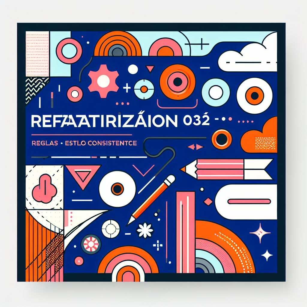 Refactorización 032 - Reglas de Estilo Consistente