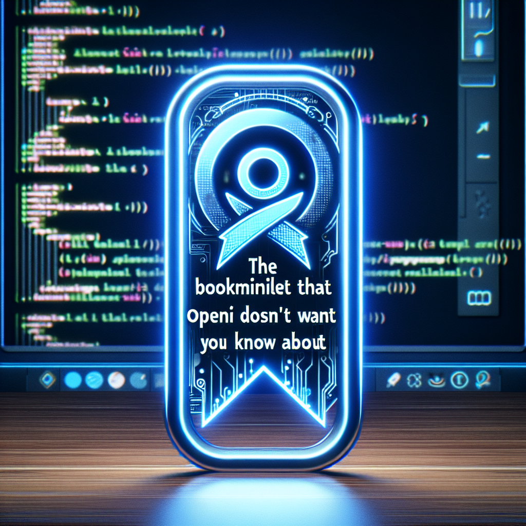 El bookmarklet que OpenAI no quiere que conozcas