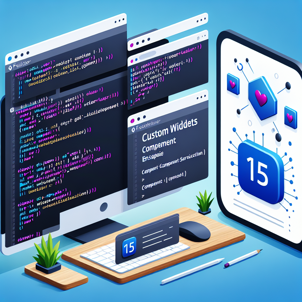 Flutter Lección 15: Widgets Personalizados y Encapsulación de Componentes