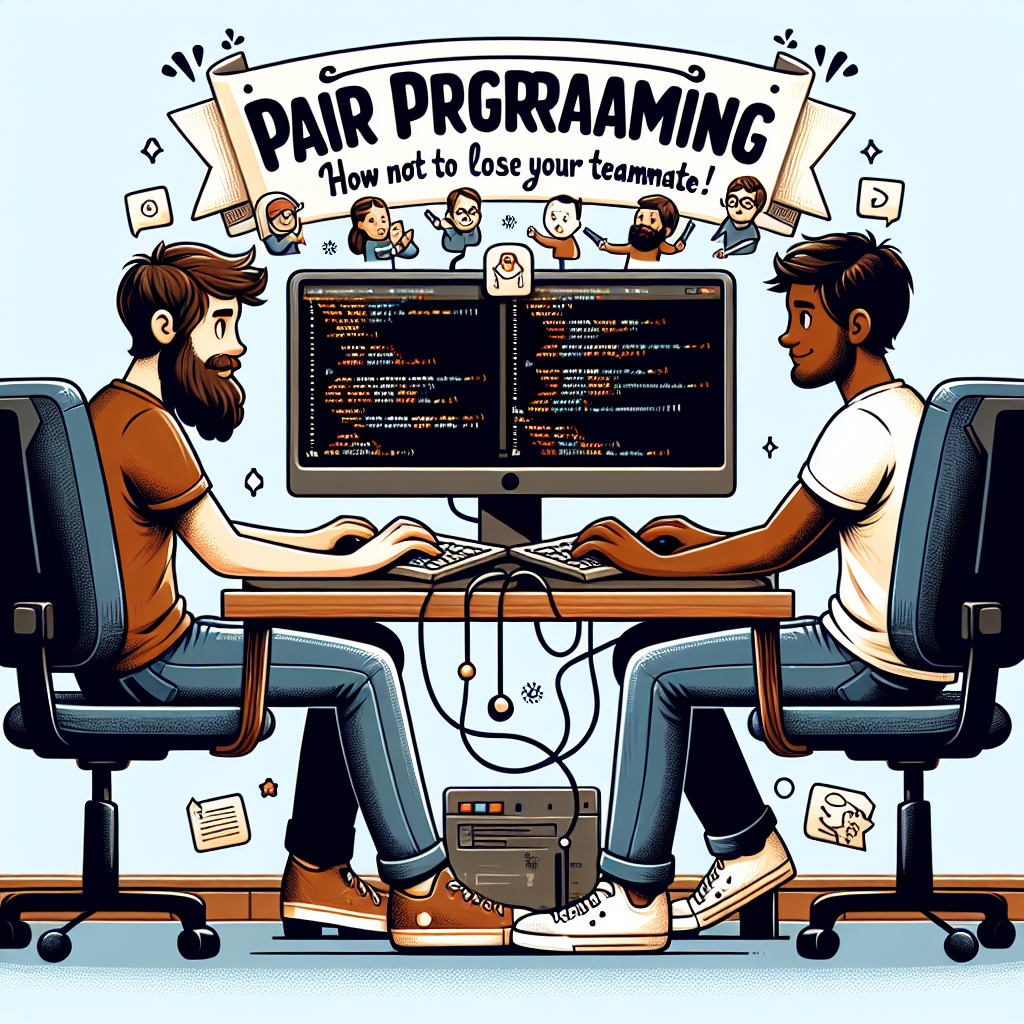 Programación en pareja: Cómo no perder al compañero