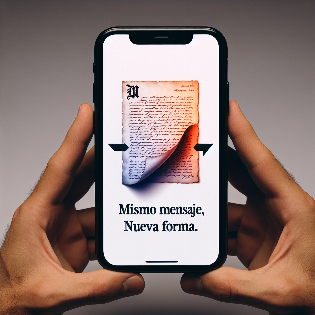 Mismo Mensaje, Nueva Forma