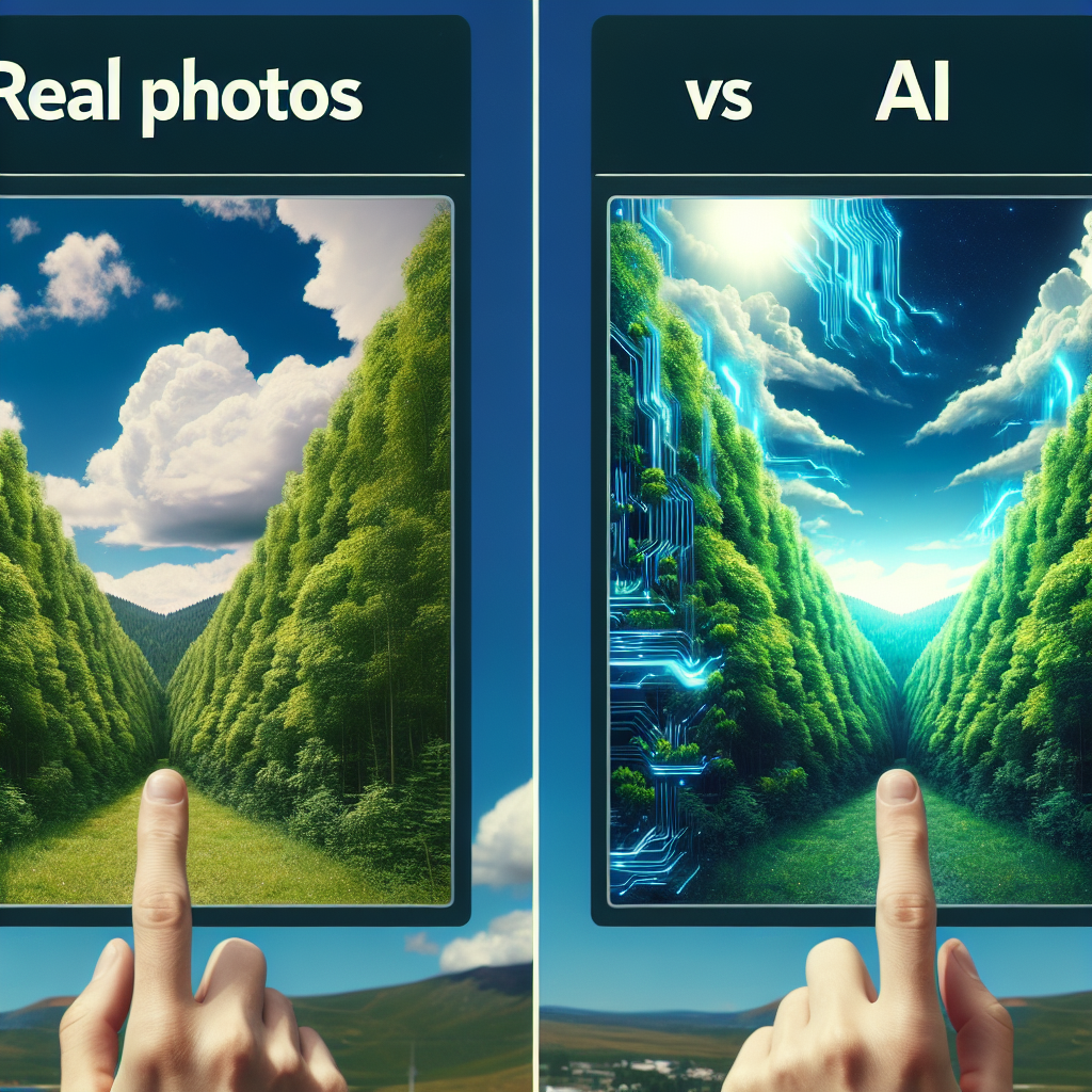 Fotos reales vs IA: dilema web y soluciones sorprendentes