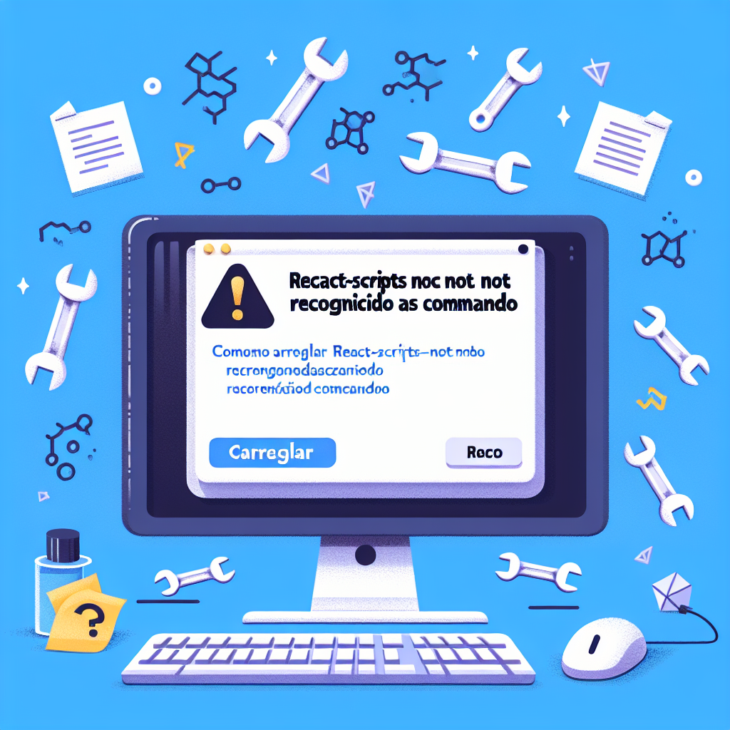 Cómo arreglar react-scripts no reconocido como comando