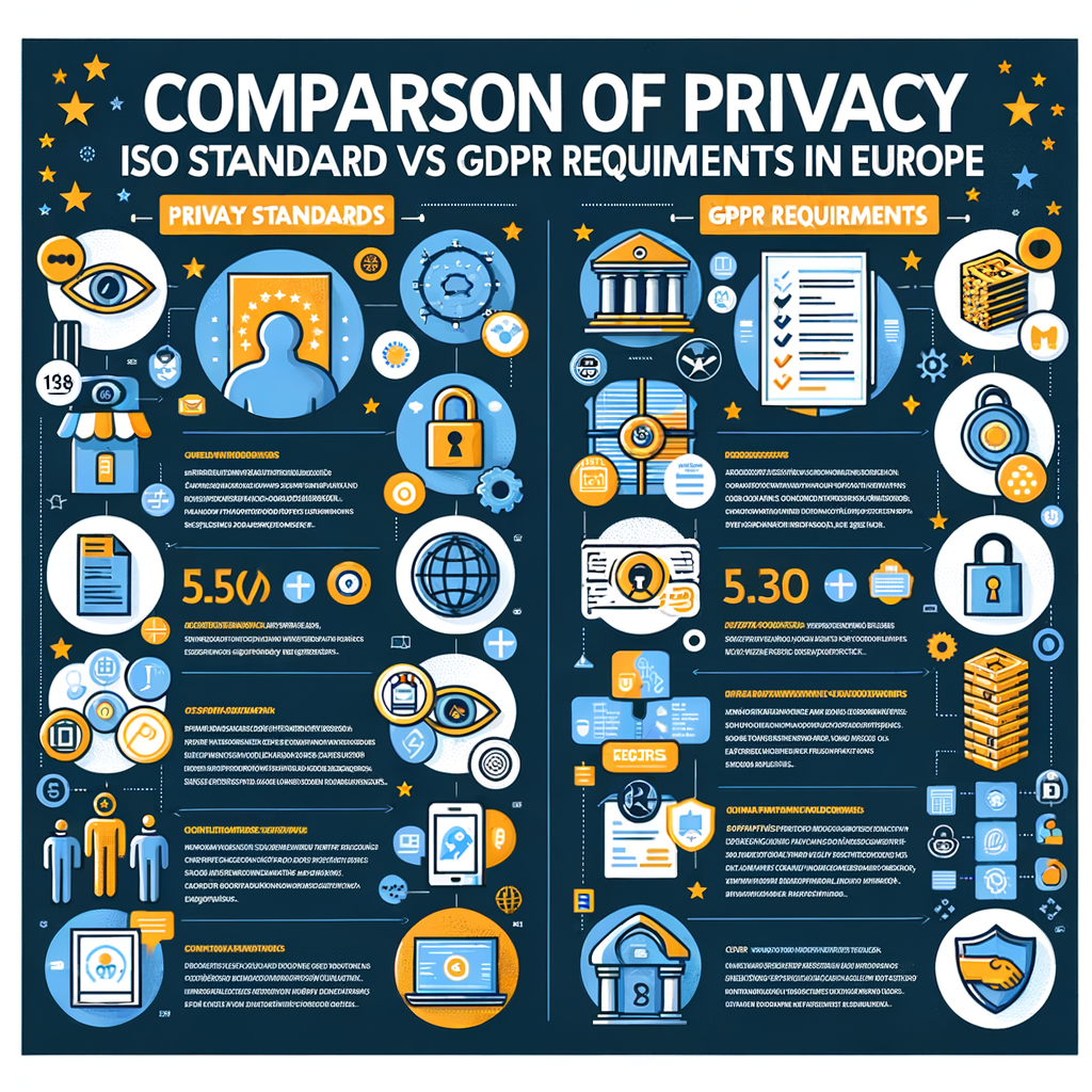 Comparación de Privacidad: Normas ISO vs Requisitos de GDPR en Europa