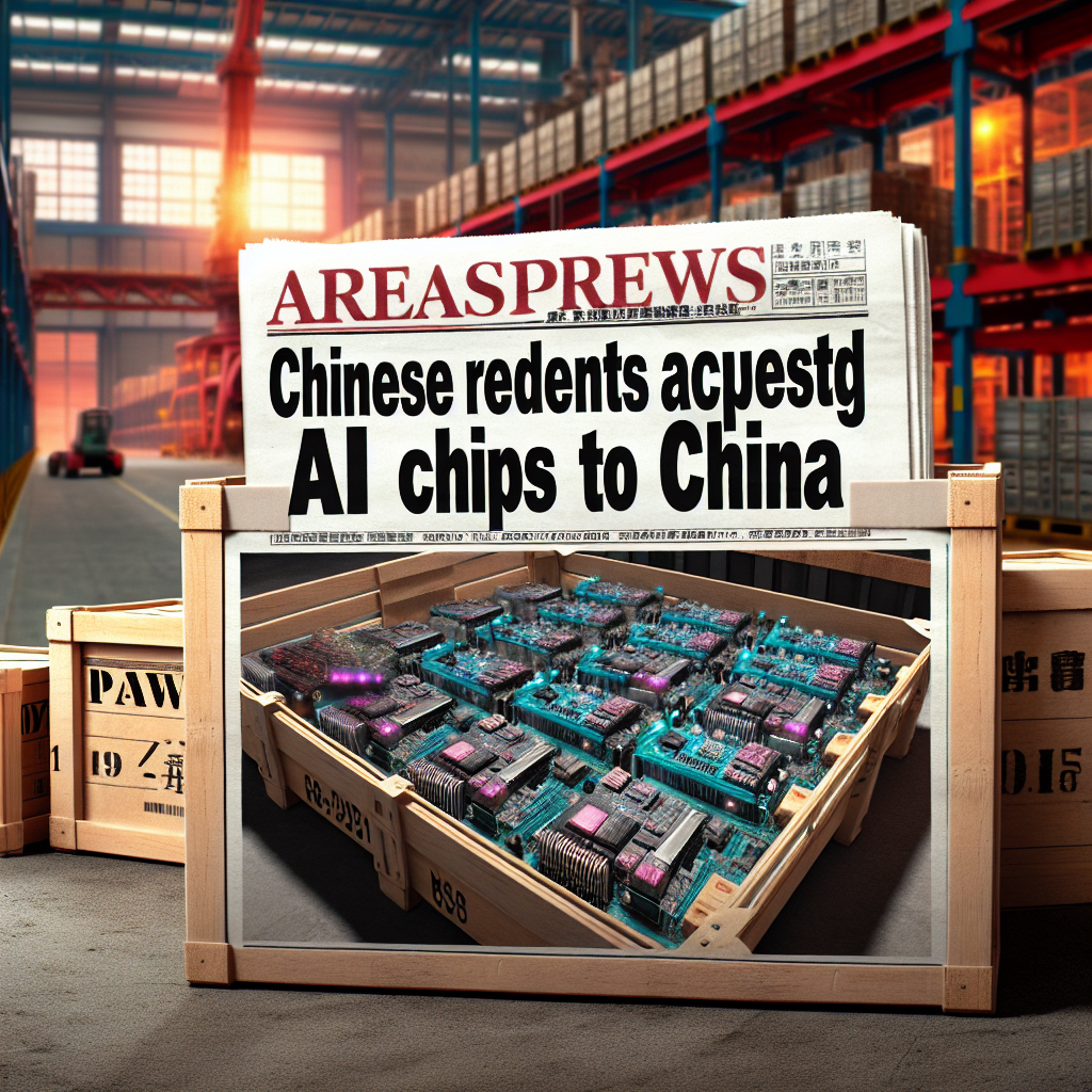 Nacionales chinos acusados de exportar chips de IA de Nvidia a China