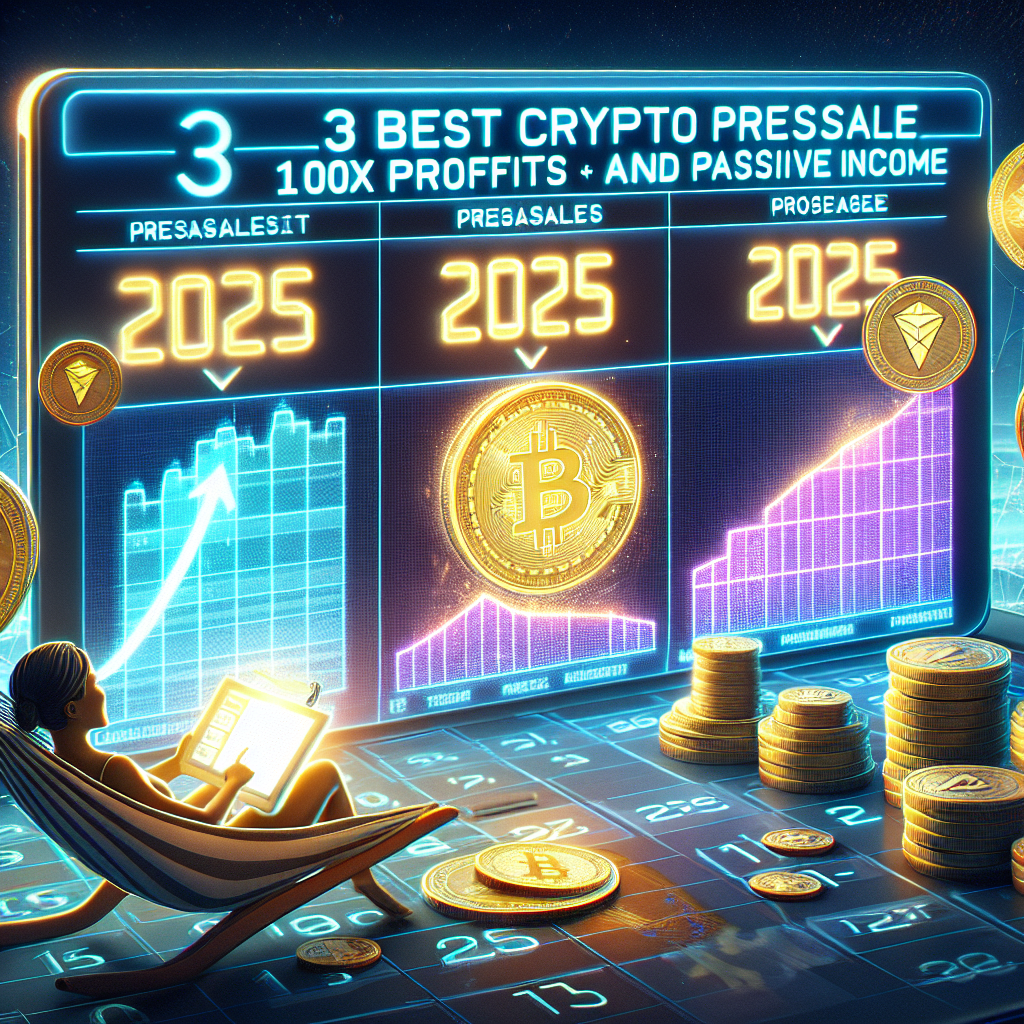 3 Mejores Prelanzamientos Cripto para 2025: Ganancias 100x e Ingresos Pasivos