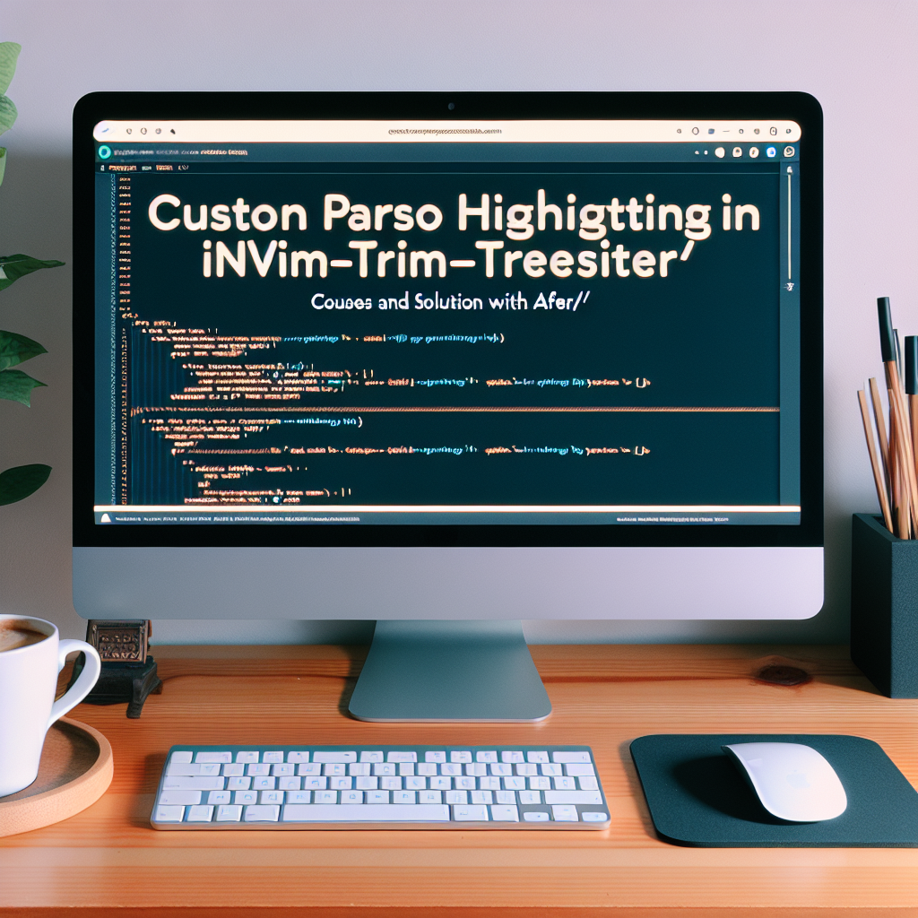 Resaltado de Parser Personalizado en nvim-treesitter: Causas y Solución con after/