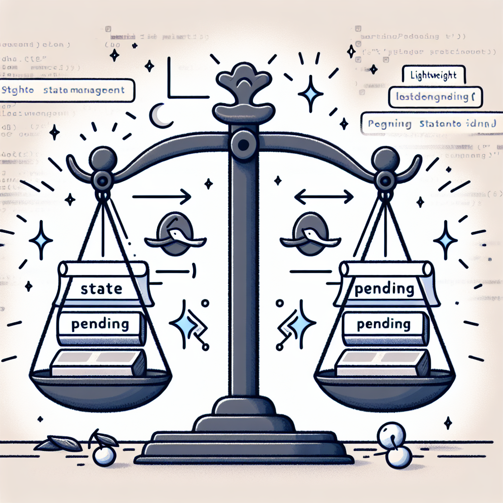 Gestión ligera del estado pendiente en React