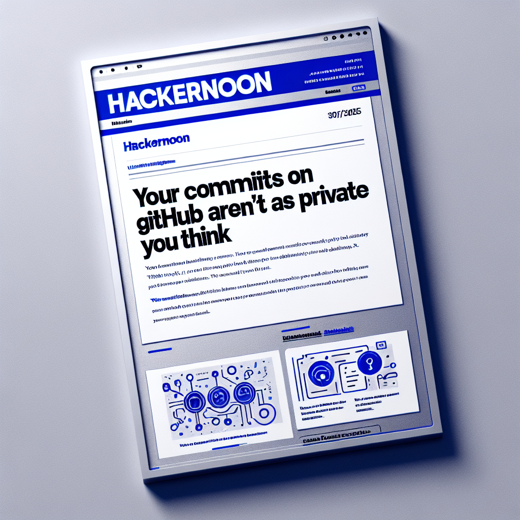 La Newsletter de HackerNoon: Tus Commits en GitHub no son tan Privados como Crees (31/07/2025)