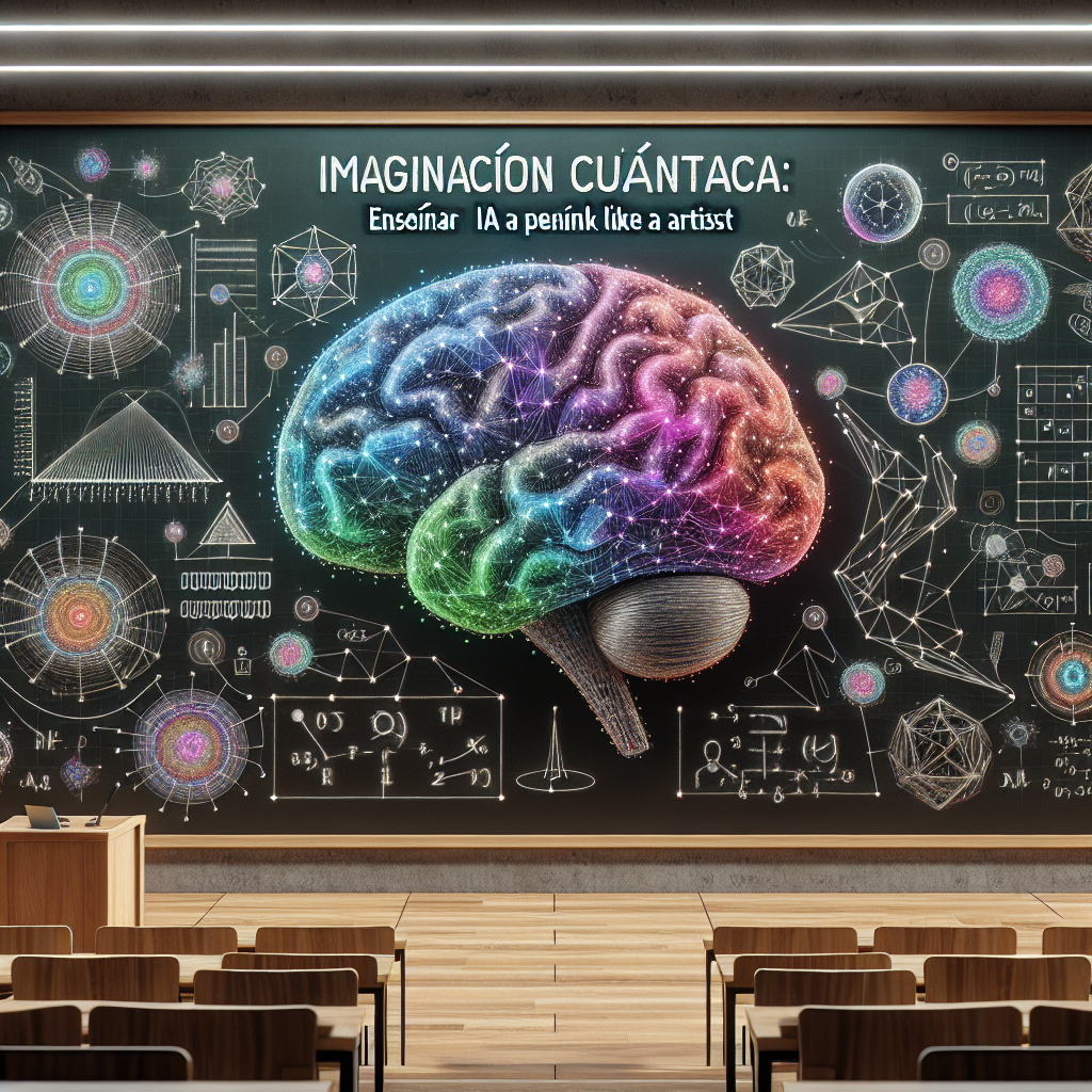 Imaginación Cuántica: Enseñar IA a Pensar como Artista