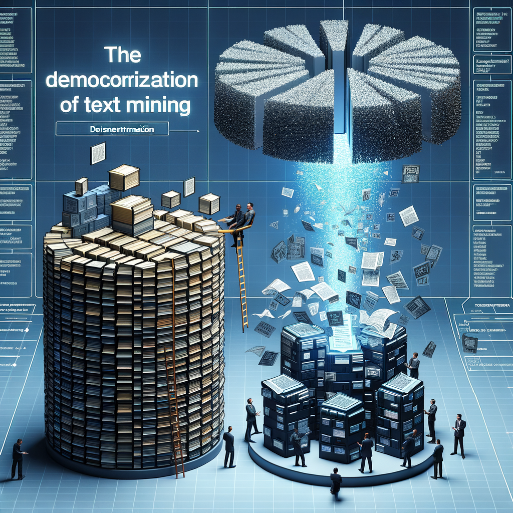 Minería de texto democratizada con taxonomía automatizada y clasificación escalable