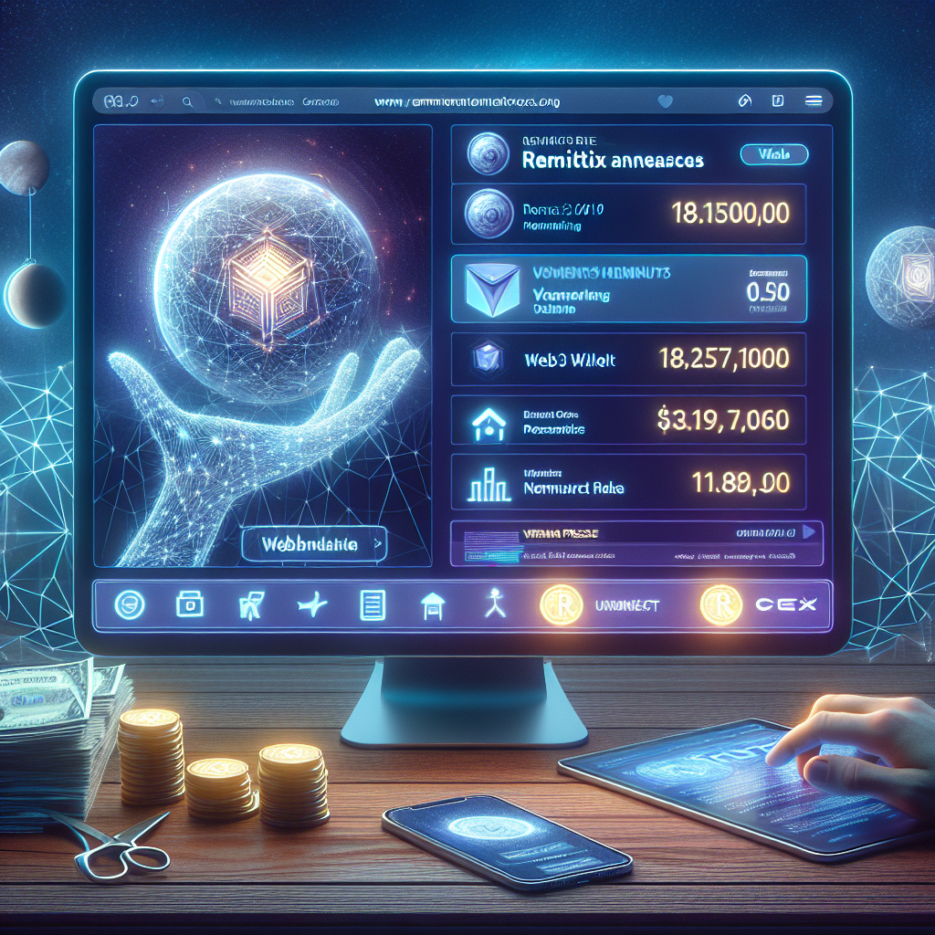 Remittix anuncia fecha de lanzamiento de su billetera Web3, preventa de 18,7 millones y listados en CEX