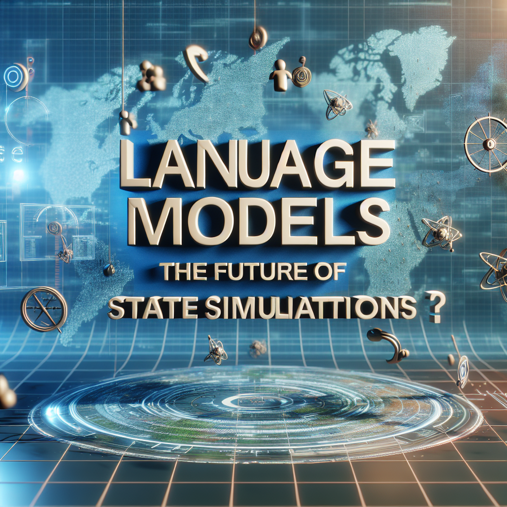 ¿Modelos de lenguaje: el futuro de la simulación de estados?