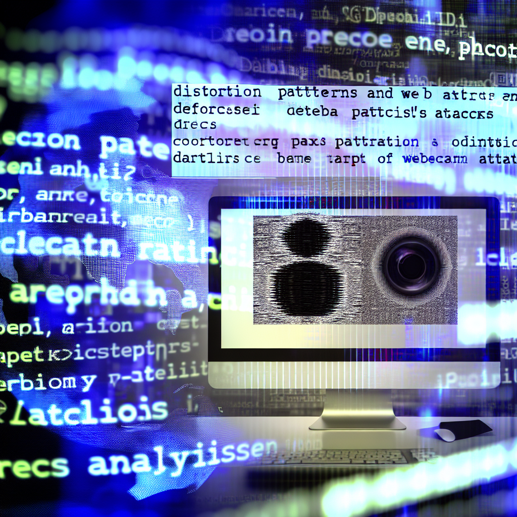 Patrones de Distorsión y Análisis del Texto Web en Ataques a Webcams