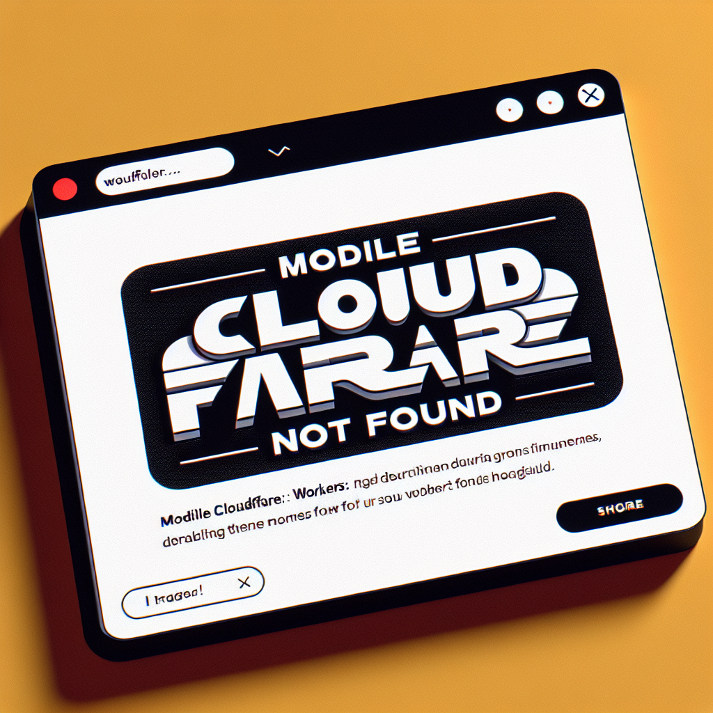 Módulo cloudflare:workers no encontrado