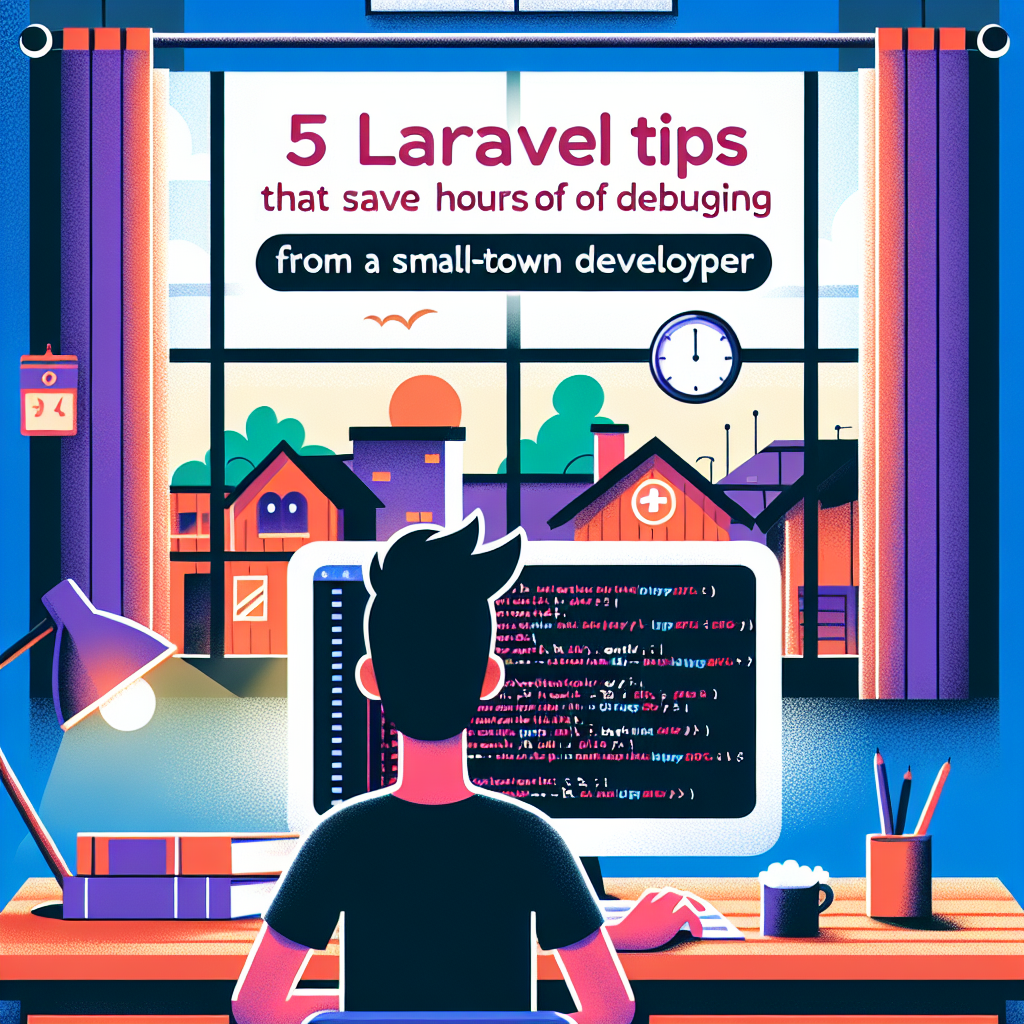 5 Consejos Laravel que ahorran horas de depuración (De un desarrollador del pueblo)