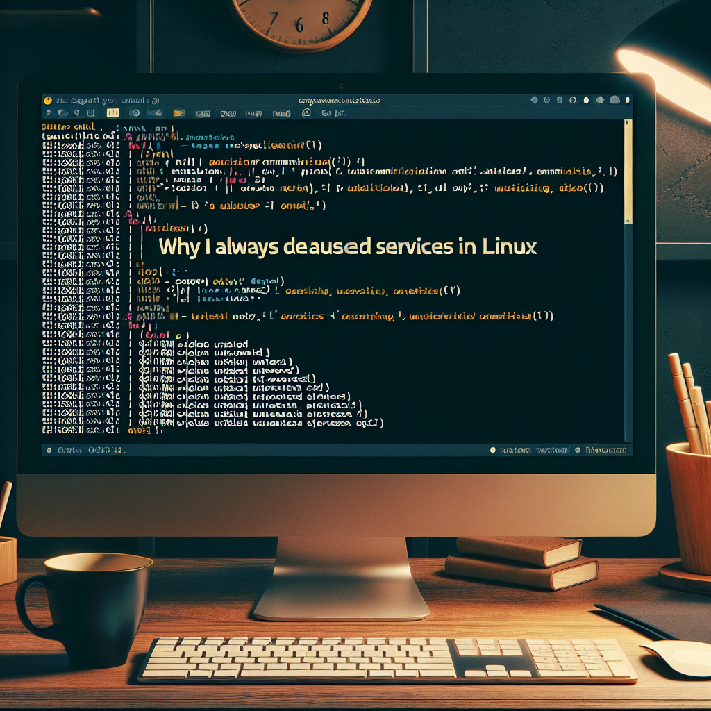 Por qué desactivo siempre los servicios no utilizados en Linux
