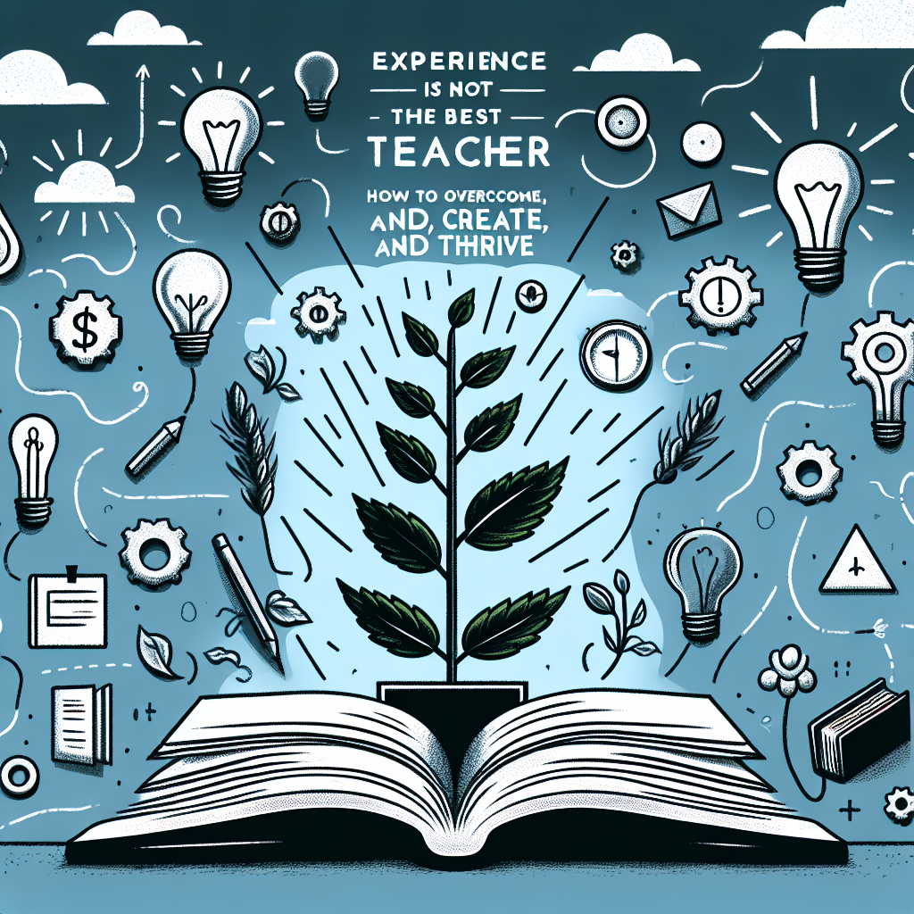 La experiencia no es la mejor maestra: Cómo superar, crear y prosperar