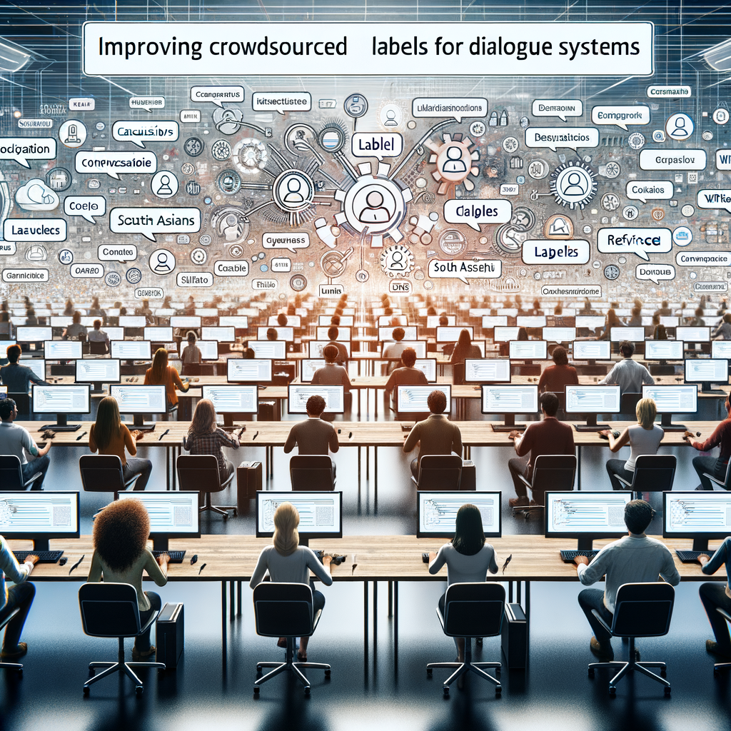 Mejorando etiquetas crowdsourced para sistemas de diálogo