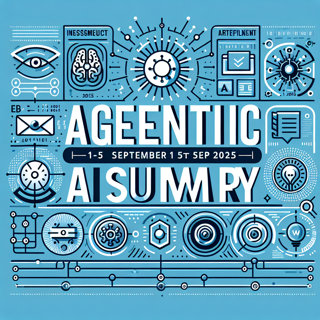 Resumen de IA Agentic (1–5 sep 2025)
