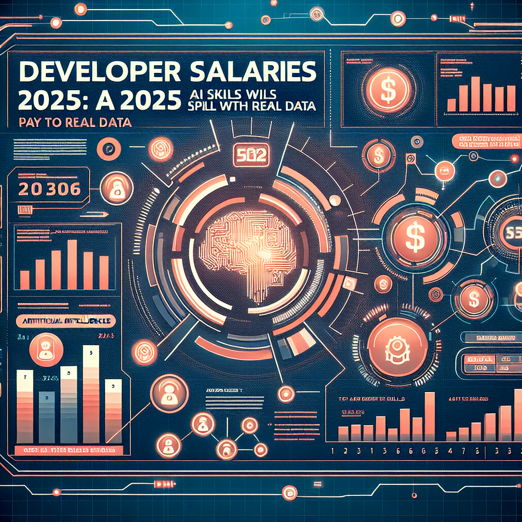 Salarios de Desarrolladores 2025: habilidades IA que pagan con datos reales