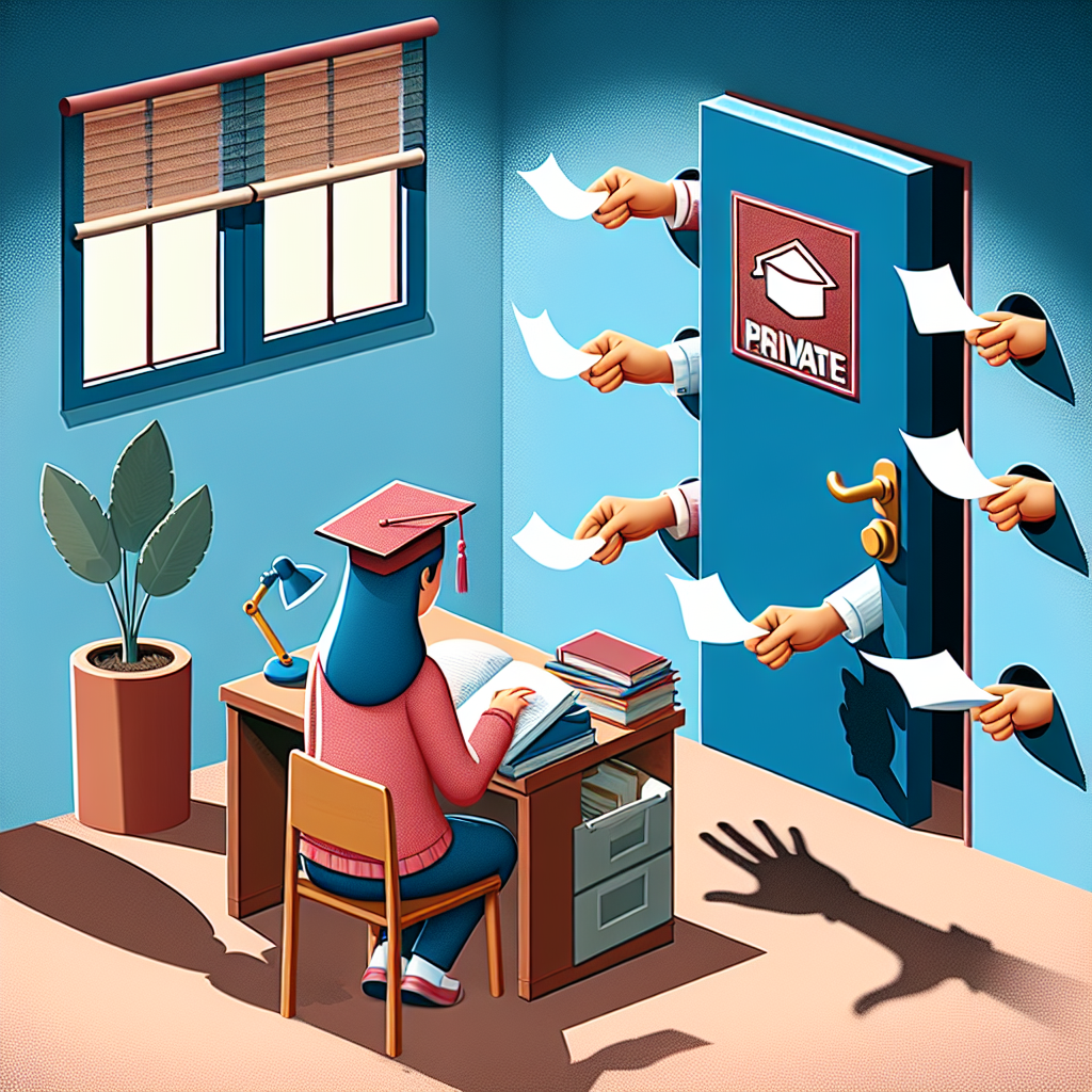 Privacidad frustrada: Cuando la universidad no respeta tus límites.