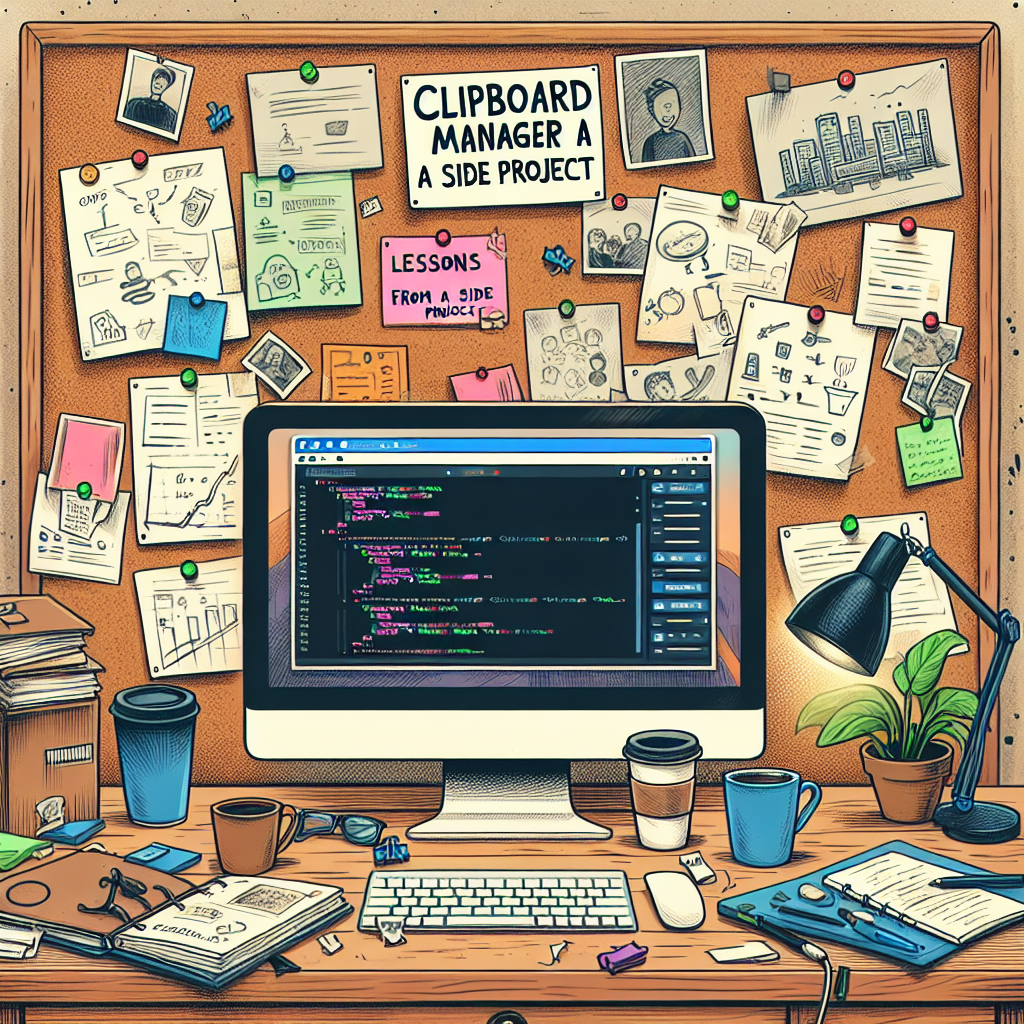 Clipboard Manager Pro: Lecciones de un proyecto paralelo