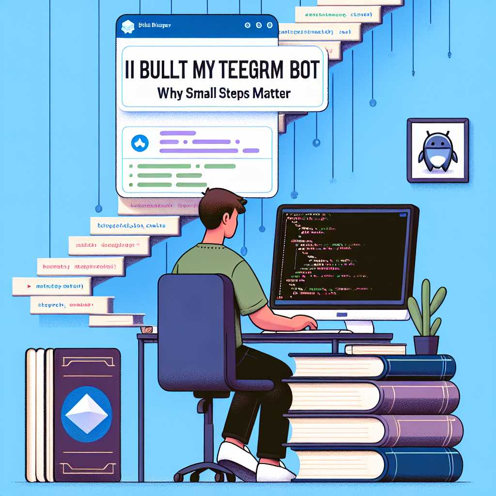 Construí mi primer bot de Telegram: por qué importan los pequeños pasos