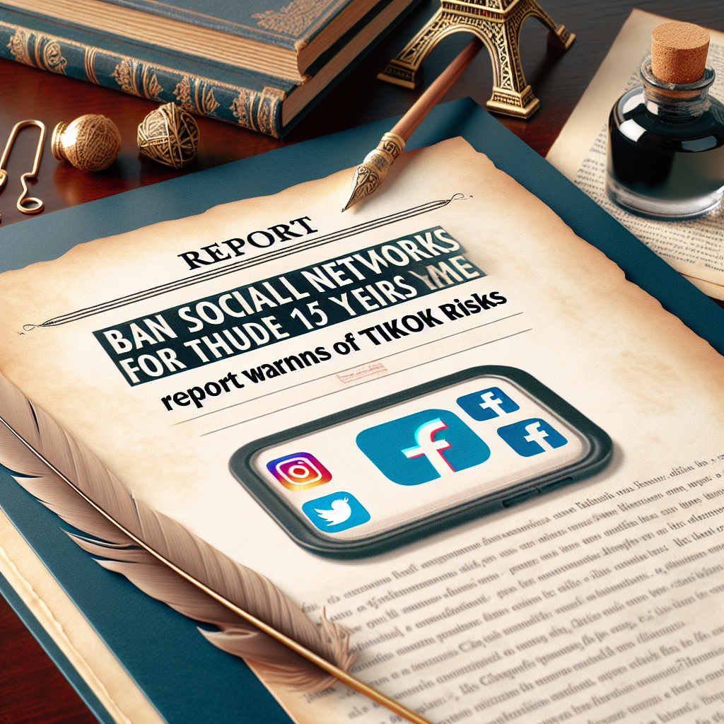 Prohibir redes sociales a menores de 15 años, informe francés advierte riesgos de TikTok