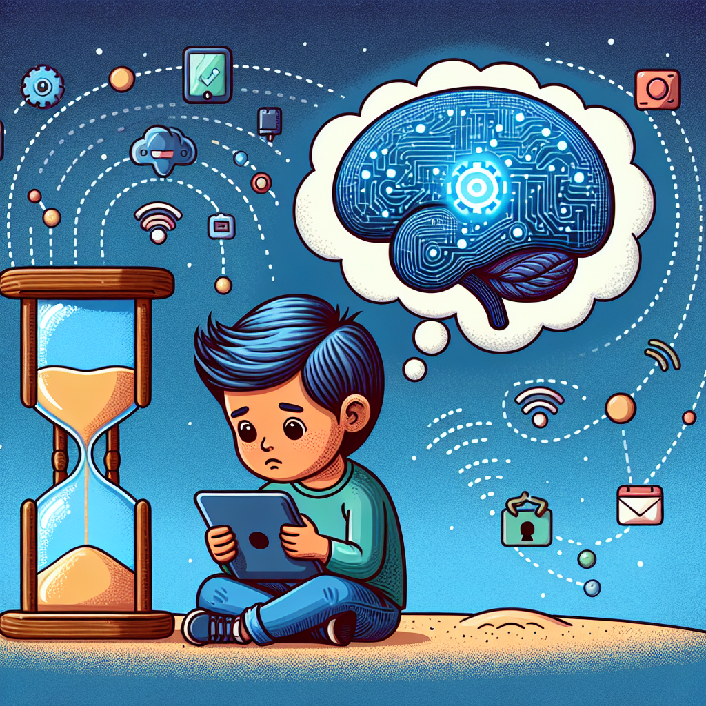 El impacto del tiempo frente a las pantallas en el cerebro de los niños
