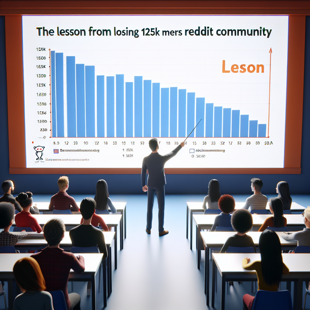 La Lección de Perder una Comunidad de Reddit de 125K Miembros