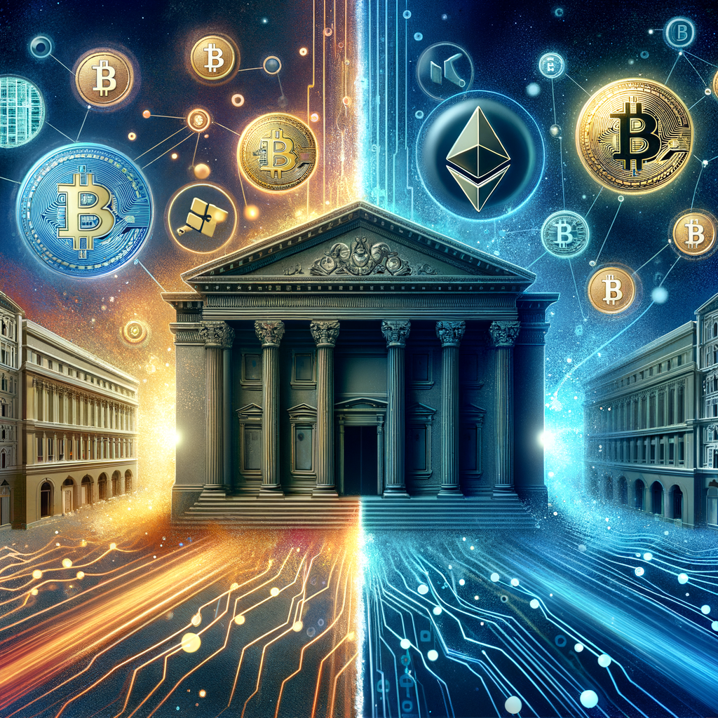 La convergencia entre criptomonedas y banca tradicional