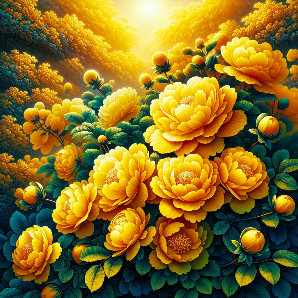 Flores en Amarillo