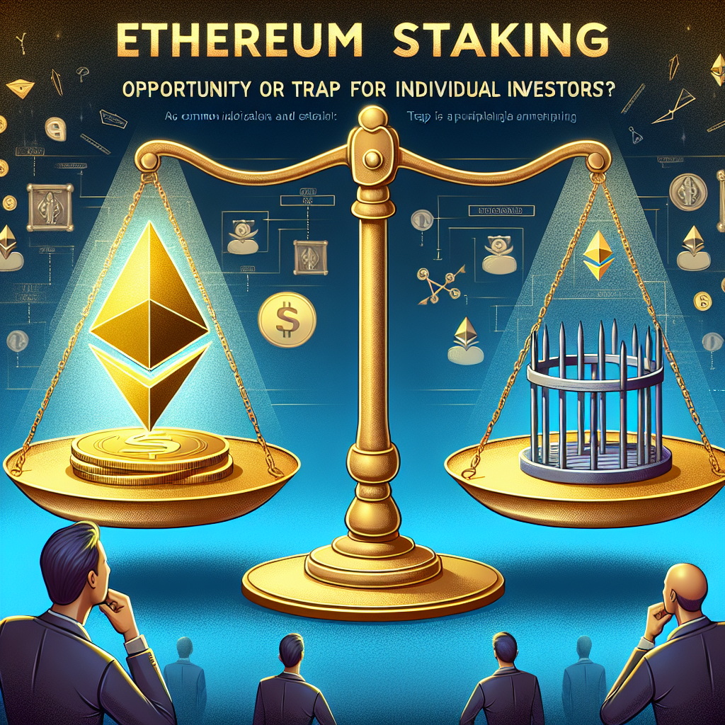 Staking de Ethereum: ¿oportunidad o trampa para inversores particulares?