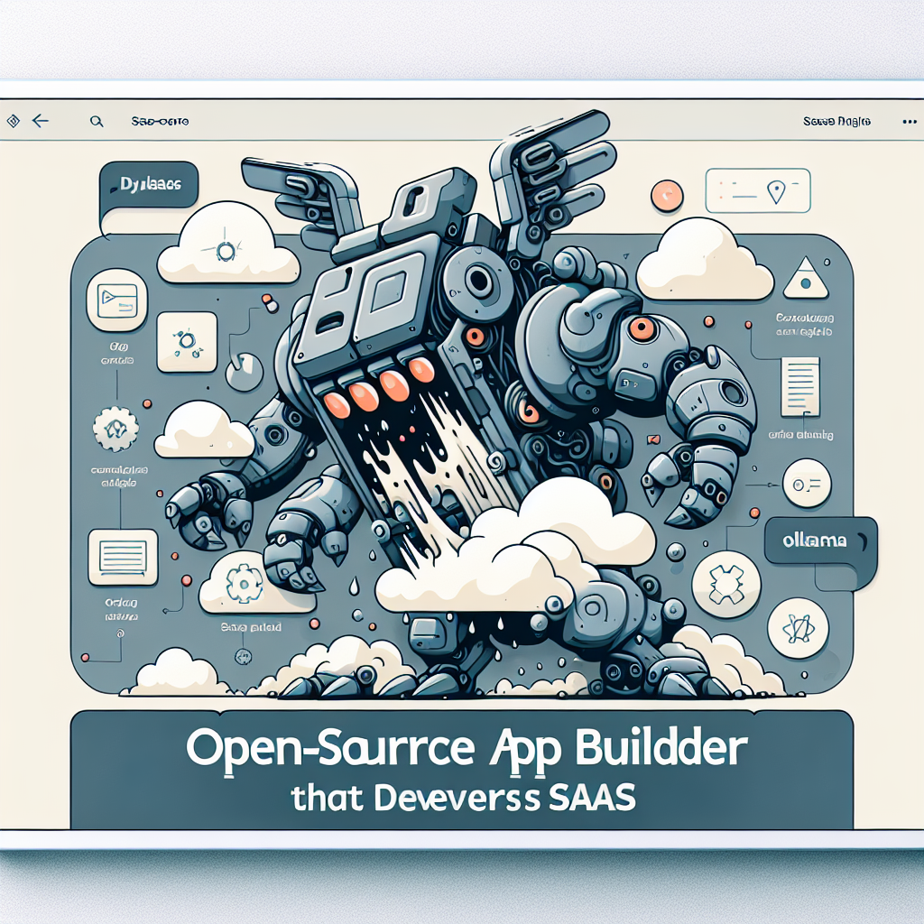 Open-Source App Builder que Devora SaaS: Dyad y Ollama