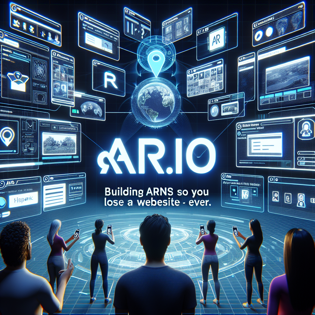 AR.IO Construye ArNS Para Que Nunca Pierdas un Sitio Web — Nunca