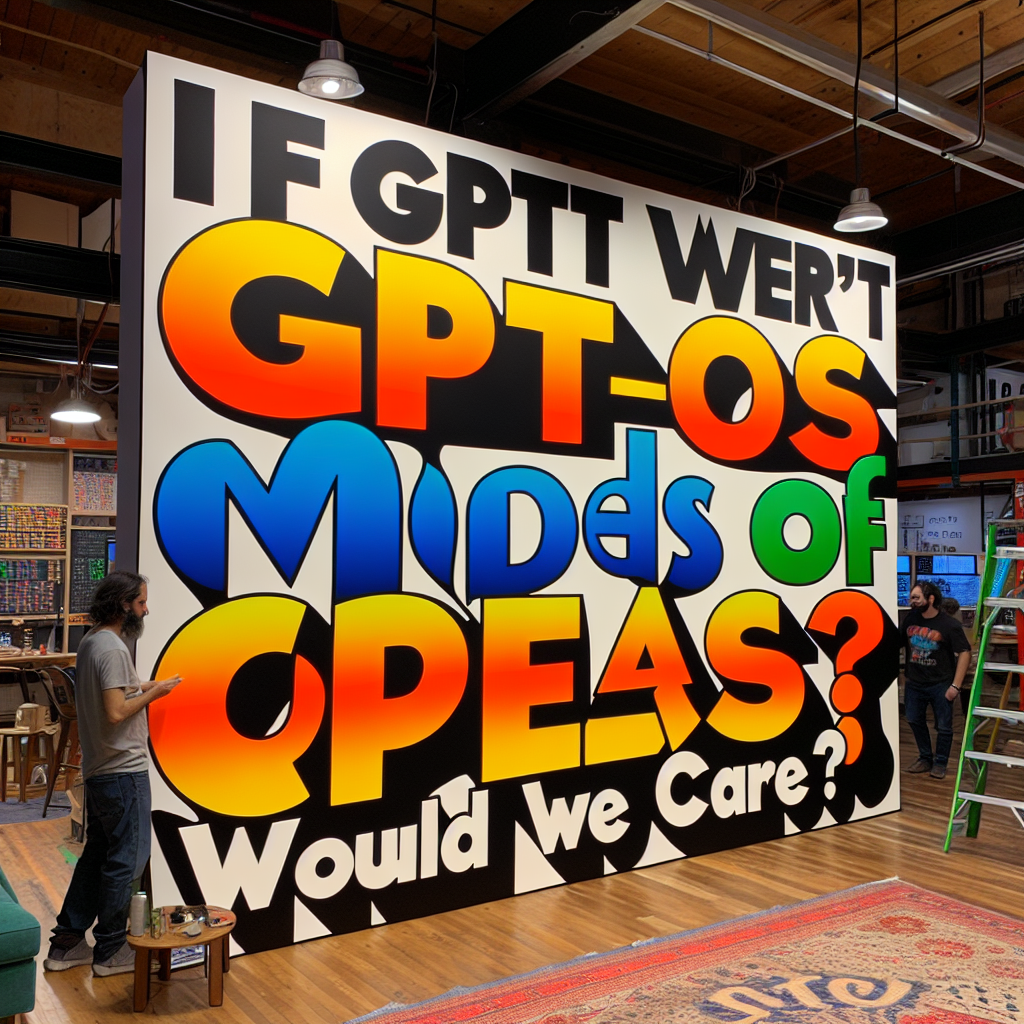 Si GPT-OSS no fueran modelos de OpenAI, ¿nos importaría?