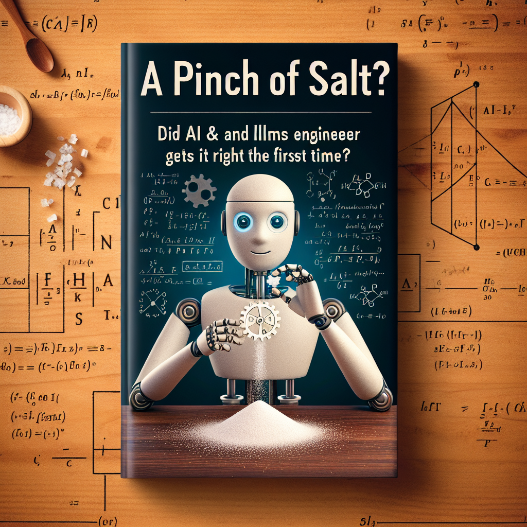 Una pizca de sal: ¿La IA y los LLMs mataron al ingeniero que acierta a la primera?